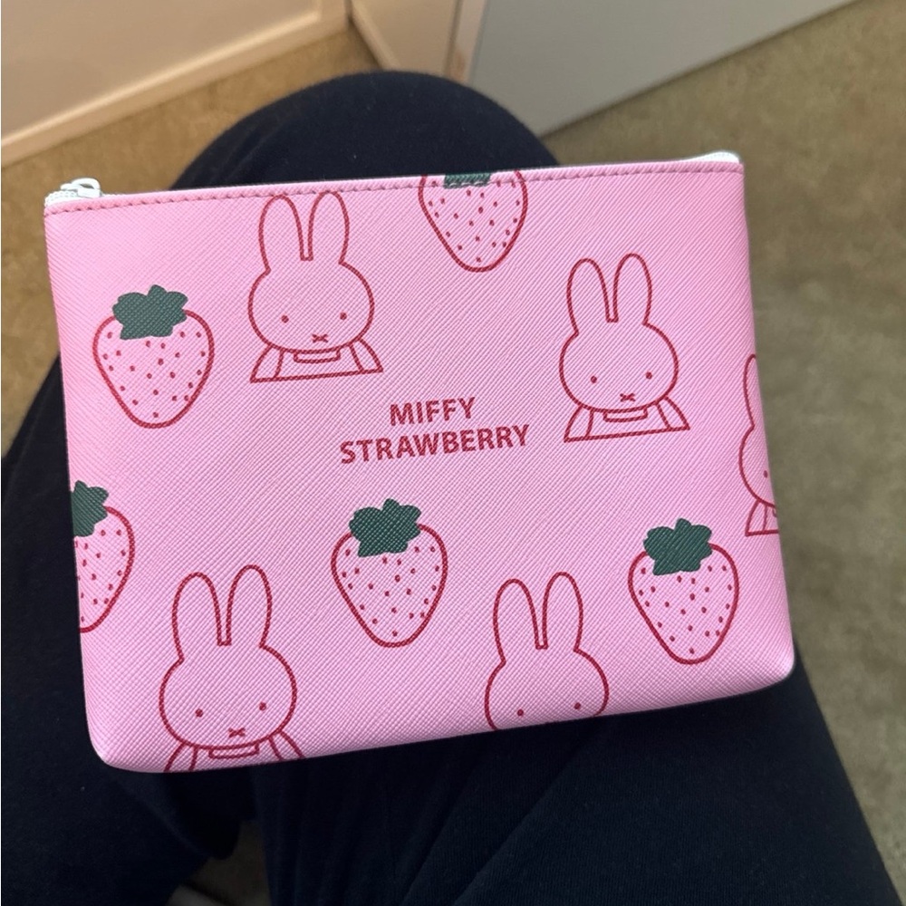 Miffy strawberry pouch